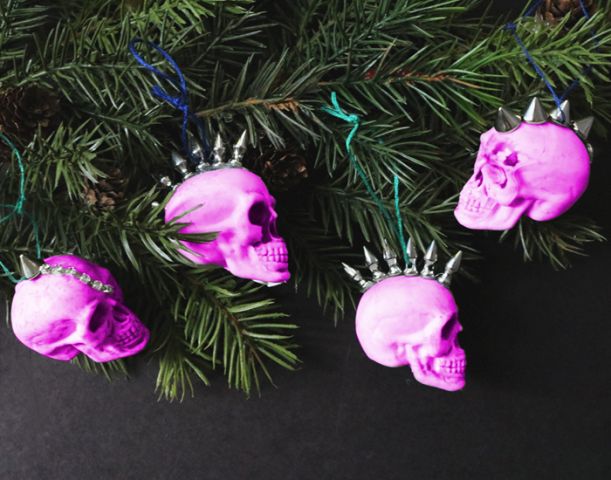 Pink Skull + Bones Ornament Workshop with Brooklyn Craft Company