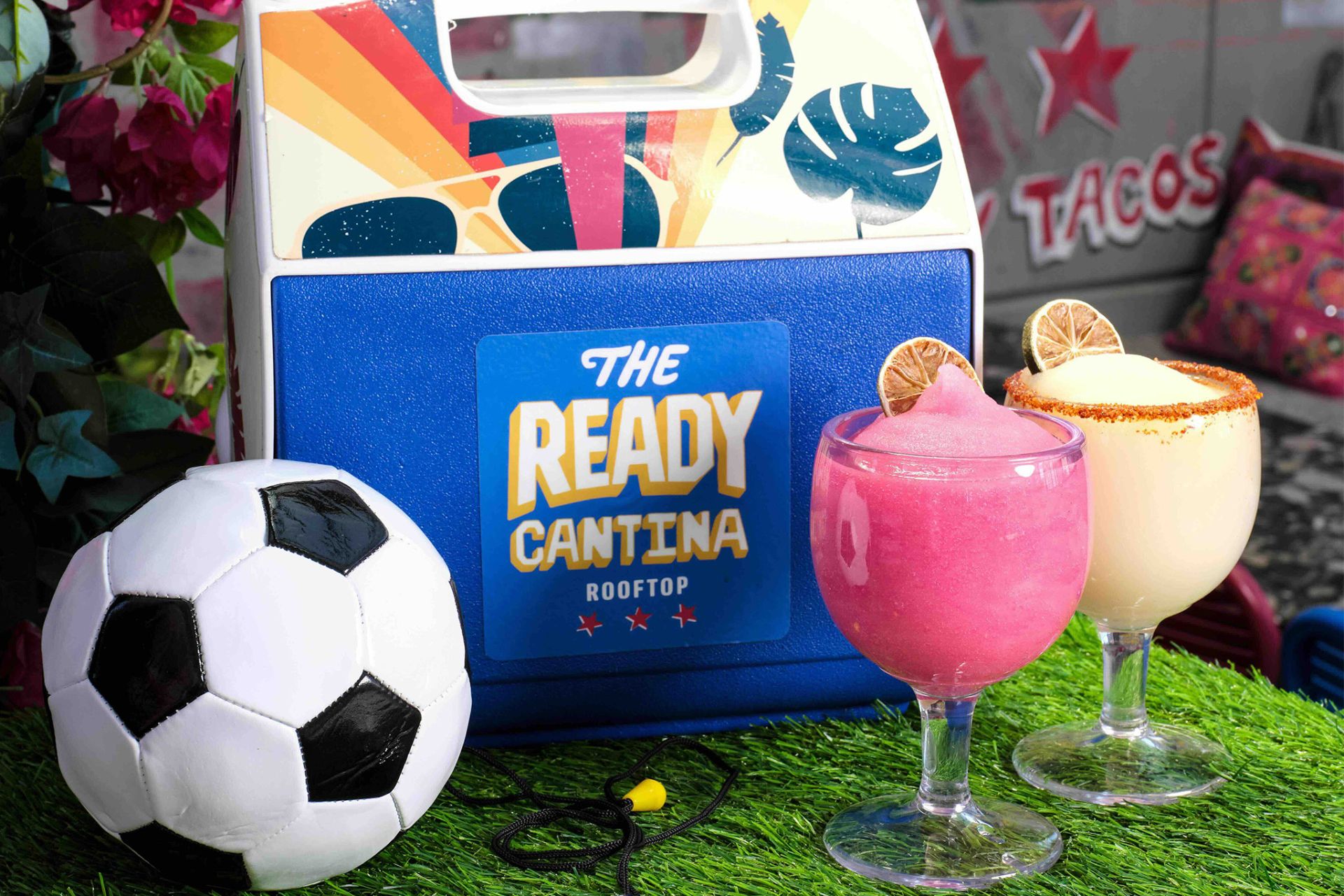 soccer and coctails